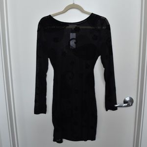 NEW! Lioness Black Long Sleeve Party Dress Size M